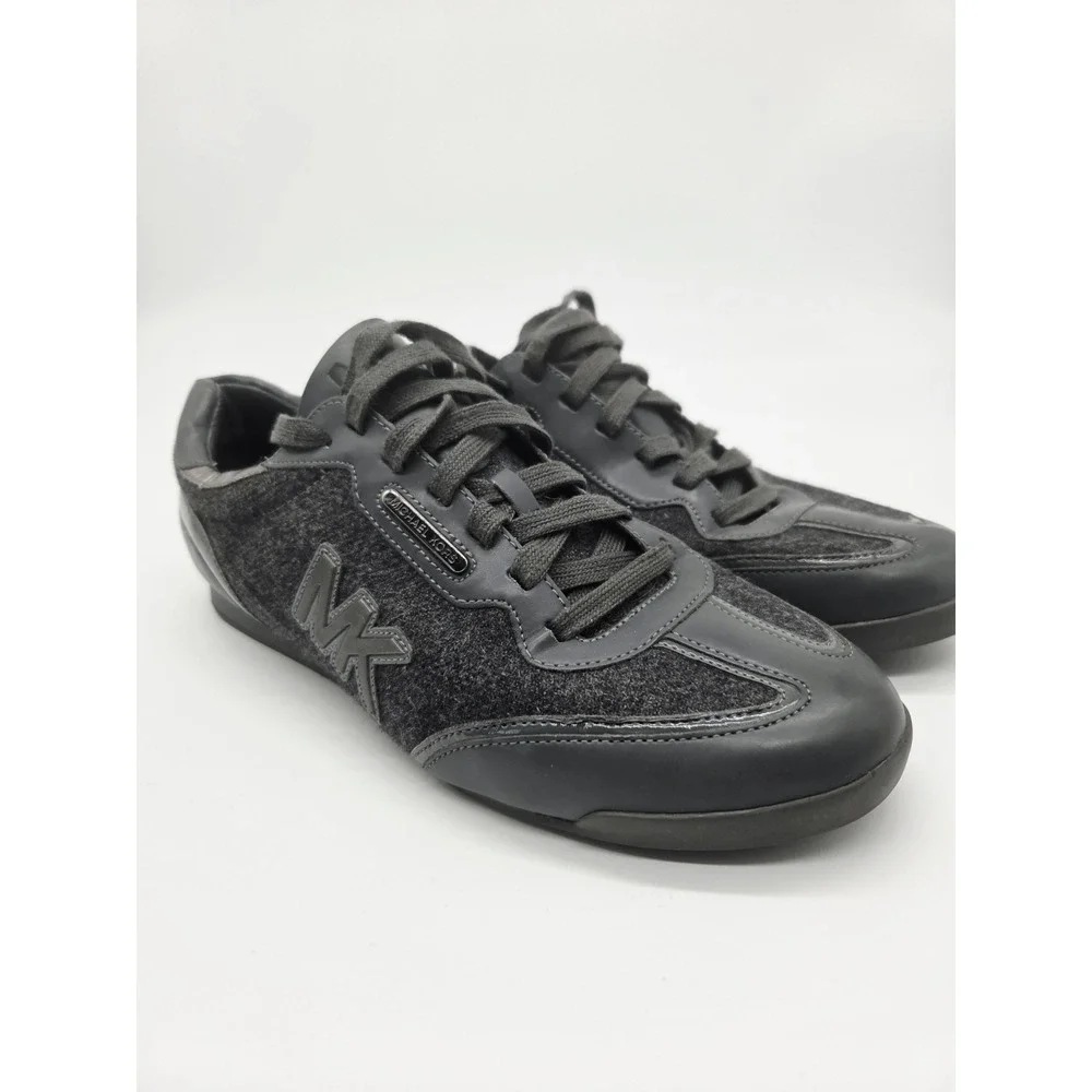 MICHAEL KORS Women's Genuine Calf Hair Gray Sneakers. Size 8 ReAD